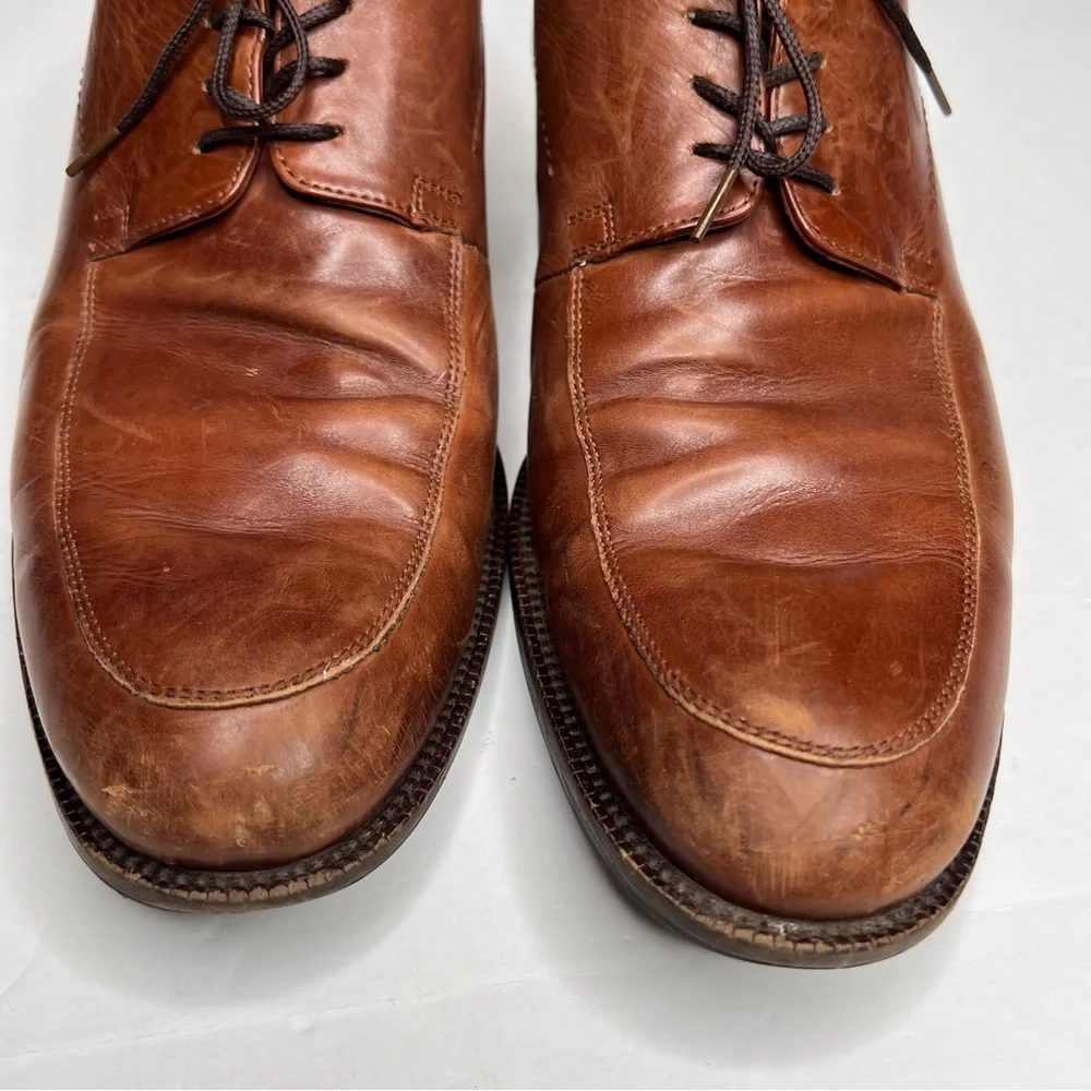 Johnston & Murphy Signature Series Brown Oxford Dress Shoes Size 11